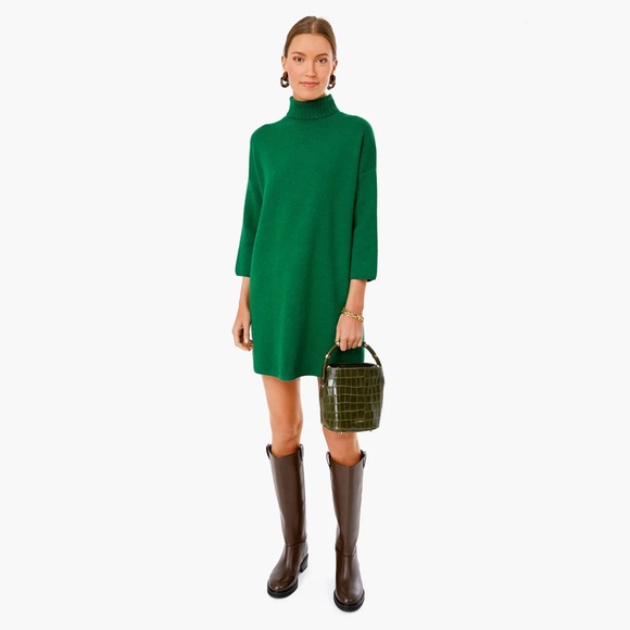 Tuckernuck - Pomander Place - Vivianne Dress - Emerald Green - Picture 1 of 11